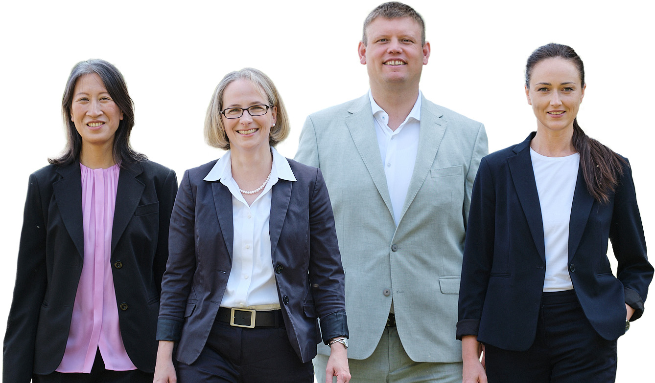 Sherry Nguyen-Sackmann, Stefanie Burgunder, Marcel Greiff, Natalie Fix